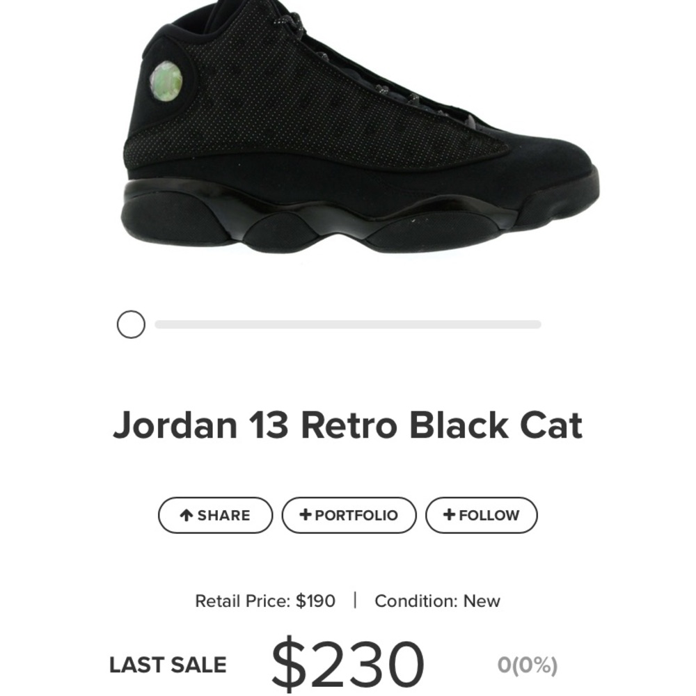 Air Jordan 13 Retro OG Black Cat 13’s
